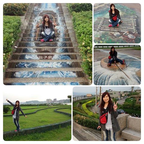 社子島島頭公園:【台北景點】社子島頭公園3D彩繪