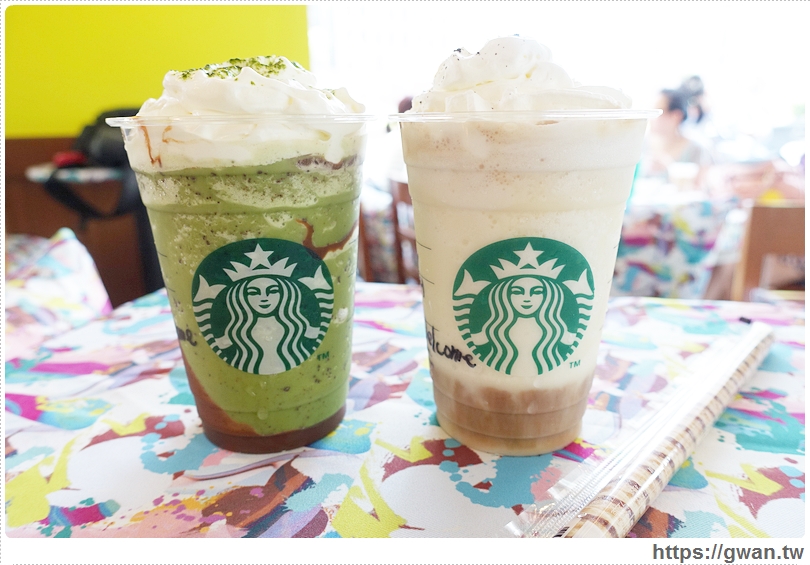 星巴克,starbucks,星冰樂彩色屋,星巴克門市,捷運美食,統一時代百貨,Frappuccino POP-IN Store,巧克力抹茶可可碎片,義式濃縮奶霜脆餅,巧克力伯爵紅茶吉利,期間限定,安普蕾修-29-364-1