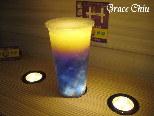 蝶豆花檸檬冰茶 台灣雷夢 蝶豆花 忠孝復興站 台北蝶豆花