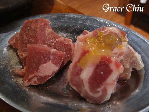 柚子三層肉.上等里肌肉~菜豚屋