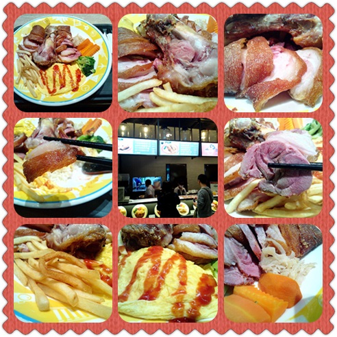 高雄空廚(台南新天地)：【中西區】高雄空廚。外皮酥脆，肉質紮實又入味的全家福脆皮德國豬腳