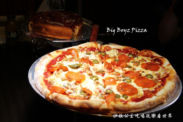Big Boyz Pizza：他不是蛋糕.他是披薩『Big Boyz Pizza』捷運南京復興站美式餐廳/深盤披薩