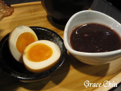 溏心蛋 糖心蛋 紅豆紫米粥 開丼 燒肉丼 HOYII北車站 台北車站丼飯