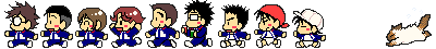 排隊學生(會動)