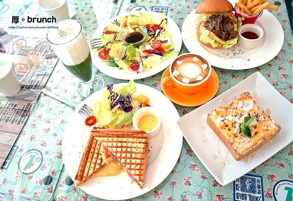 厚。brunch。:【101世貿早午餐/美式餐廳/早餐/漢堡 推薦】高cp值吃堡飽!! ✿✿ 厚。brunch ✿✿ (完整菜單)
