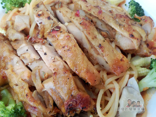 福旺亭29-茄汁迷迭香雞腿排義大利麵-香雞腿排