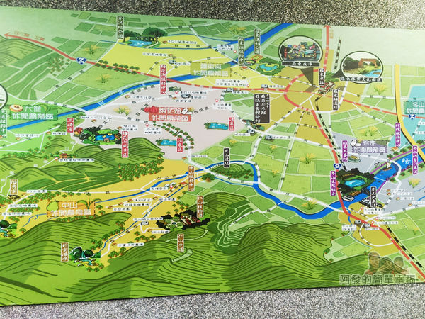 菇菇茶米館13-冬山旅遊地圖