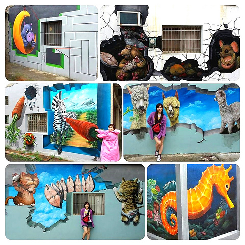 將軍馬沙溝3D彩繪:【台南景點】將軍馬沙溝3D彩繪村