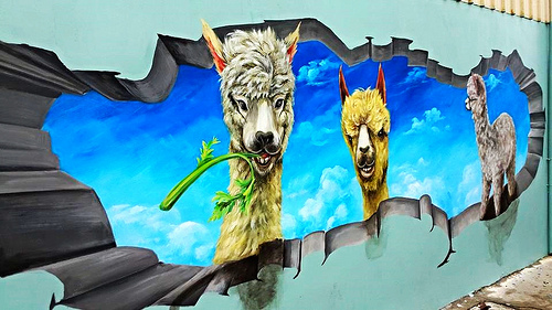 將軍馬沙溝3D彩繪:【台南景點】將軍馬沙溝3D彩繪村