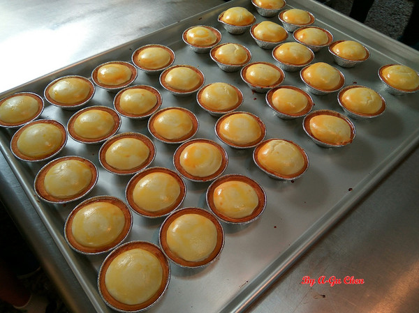 虎山雷創意蛋塔:【臺南Ω仁德區】虎山雷創意蛋塔。不加一滴水的各口味創意蛋塔與限量版牽絲起司塔