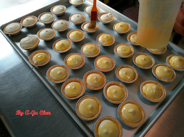 虎山雷創意蛋塔:【臺南Ω仁德區】虎山雷創意蛋塔。不加一滴水的各口味創意蛋塔與限量版牽絲起司塔