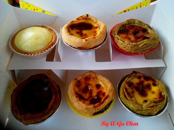 虎山雷創意蛋塔:【臺南Ω仁德區】虎山雷創意蛋塔。不加一滴水的各口味創意蛋塔與限量版牽絲起司塔