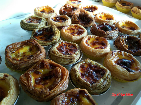 虎山雷創意蛋塔:【臺南Ω仁德區】虎山雷創意蛋塔。不加一滴水的各口味創意蛋塔與限量版牽絲起司塔