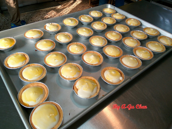 虎山雷創意蛋塔:【臺南Ω仁德區】虎山雷創意蛋塔。不加一滴水的各口味創意蛋塔與限量版牽絲起司塔