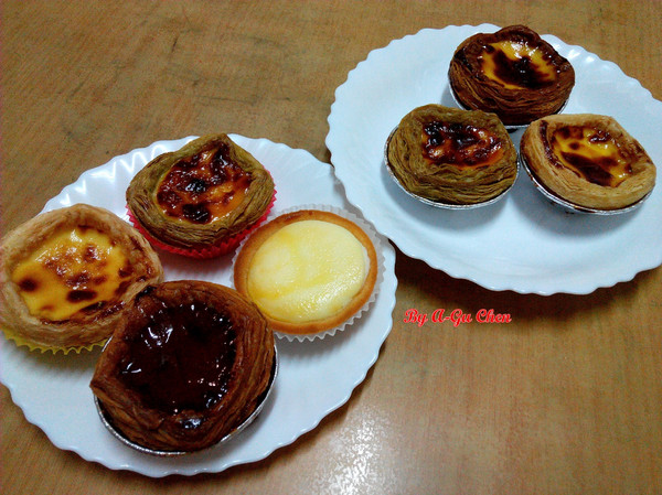 虎山雷創意蛋塔:【臺南Ω仁德區】虎山雷創意蛋塔。不加一滴水的各口味創意蛋塔與限量版牽絲起司塔