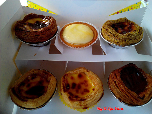 虎山雷創意蛋塔:【臺南Ω仁德區】虎山雷創意蛋塔。不加一滴水的各口味創意蛋塔與限量版牽絲起司塔