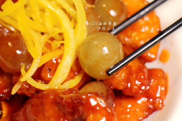 727海鮮餐廳(成功路店):夏天就要這樣吃.內湖『727海鮮餐廳』當季水果入菜健康又美味