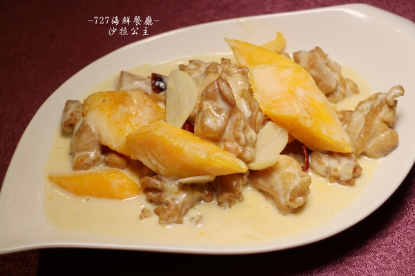 727海鮮餐廳(成功路店):夏天就要這樣吃.內湖『727海鮮餐廳』當季水果入菜健康又美味