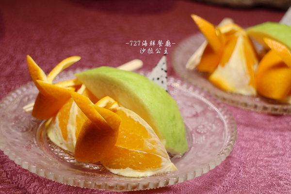 727海鮮餐廳(成功路店):夏天就要這樣吃.內湖『727海鮮餐廳』當季水果入菜健康又美味