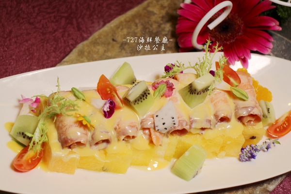 727海鮮餐廳(成功路店):夏天就要這樣吃.內湖『727海鮮餐廳』當季水果入菜健康又美味
