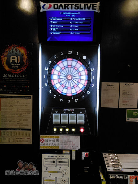 WingFlight飛鏢簡餐19-電子飛鏢機外觀