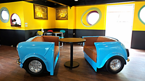 多內市集：桃園新景點~多肉市集&阿貓咖啡龍貓公車