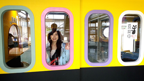 多內市集：桃園新景點~多肉市集&阿貓咖啡龍貓公車