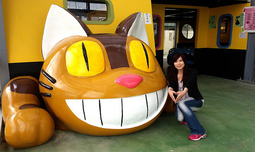 多內市集：桃園新景點~多肉市集&阿貓咖啡龍貓公車