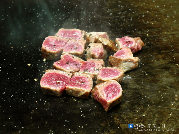 合榭創意板燒小廚:〖台中│美食〗合榭精緻鐵板料理 ❤ 忠孝夜市中,高貴不貴精緻鐵板燒料理,平價消費,高檔享受!!平日還有推出199元的商業午餐套餐唷~