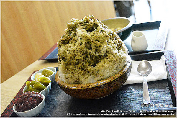 冰屋:【高雄】前鎮區。冰屋 小山園宇治金時 鐵觀音刨冰 冰屋聖代