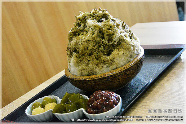 冰屋:【高雄】前鎮區。冰屋 小山園宇治金時 鐵觀音刨冰 冰屋聖代