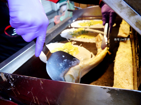 三喜蛋餅((原阿Q蛋餅)):隱身一中商圈古早味早餐,一天的活力就由這份量十足的蛋餅展開吧。