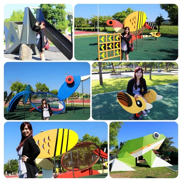 南故宮235新樂園:【嘉義景點】235新樂園~哇~可愛動物找童心,黑琵滑梯&諸羅蛙堡及藍腹鷴之家遊樂設施,三種保育類生物一次樂遊玩個夠