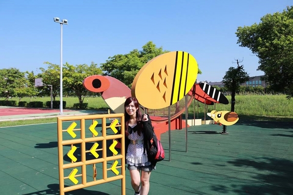 南故宮235新樂園:【嘉義景點】235新樂園~哇~可愛動物找童心,黑琵滑梯&諸羅蛙堡及藍腹鷴之家遊樂設施,三種保育類生物一次樂遊玩個夠