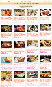 海綿飽飽的鳳梨城堡的美食牆