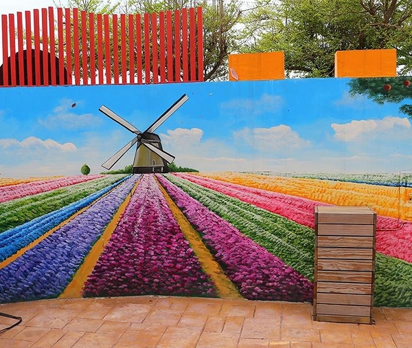 小班長的家 花園宴會廳：【彰化景點】彰化埔鹽小班長的家~國際宴會廳/邱比特花園/親子出遊，以大自然為教室的立體彩繪小學堂