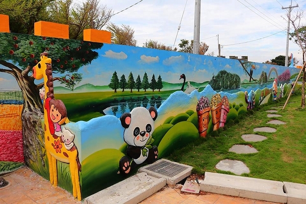 小班長的家 花園宴會廳：【彰化景點】彰化埔鹽小班長的家~國際宴會廳/邱比特花園/親子出遊，以大自然為教室的立體彩繪小學堂