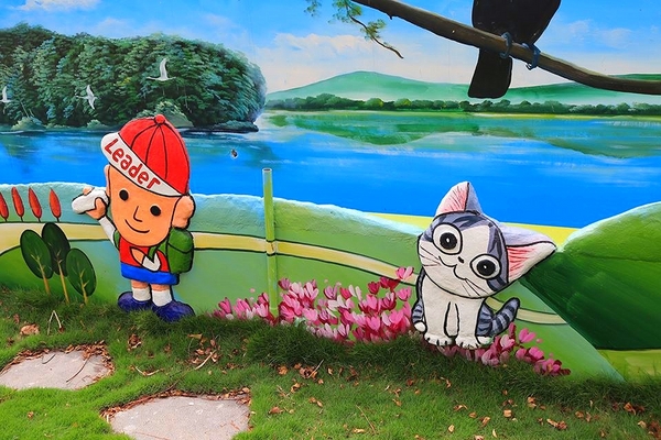 小班長的家 花園宴會廳：【彰化景點】彰化埔鹽小班長的家~國際宴會廳/邱比特花園/親子出遊，以大自然為教室的立體彩繪小學堂