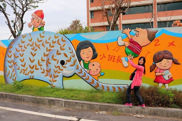 小班長的家 花園宴會廳：【彰化景點】彰化埔鹽小班長的家~國際宴會廳/邱比特花園/親子出遊，以大自然為教室的立體彩繪小學堂