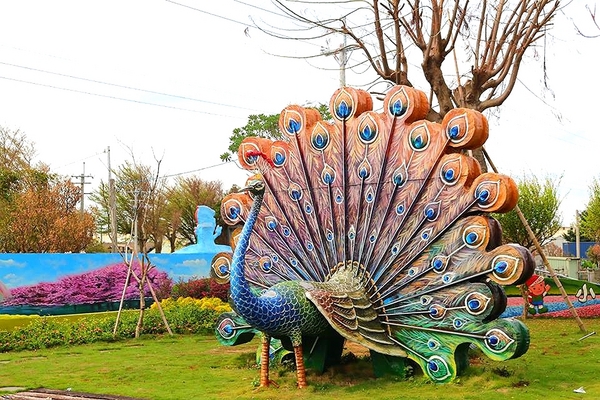 小班長的家 花園宴會廳：【彰化景點】彰化埔鹽小班長的家~國際宴會廳/邱比特花園/親子出遊，以大自然為教室的立體彩繪小學堂