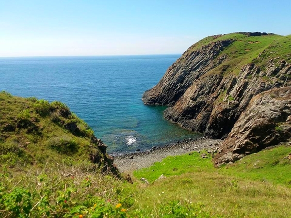 七美：【澎湖景點】澎湖七美下巷~柱狀玄武岩地形綜橫交錯