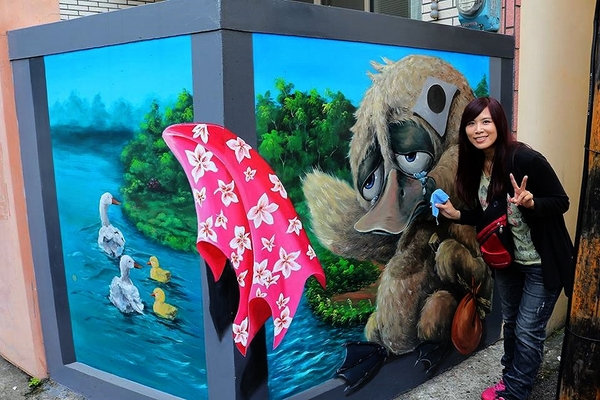 九房童話世界3D彩繪村:【台中景點】『台中石岡九房里童話世界3D彩繪』-又多了一個可以盡情拍照的景點囉”笑”果十足,一起融入石岡九房童話世界的3D彩繪世界裡吧