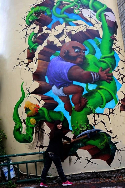 九房童話世界3D彩繪村:【台中景點】『台中石岡九房里童話世界3D彩繪』-又多了一個可以盡情拍照的景點囉”笑”果十足,一起融入石岡九房童話世界的3D彩繪世界裡吧