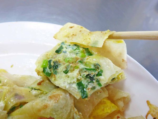 【新竹美食】新銘早餐店-滿滿都是蔥花的蛋餅