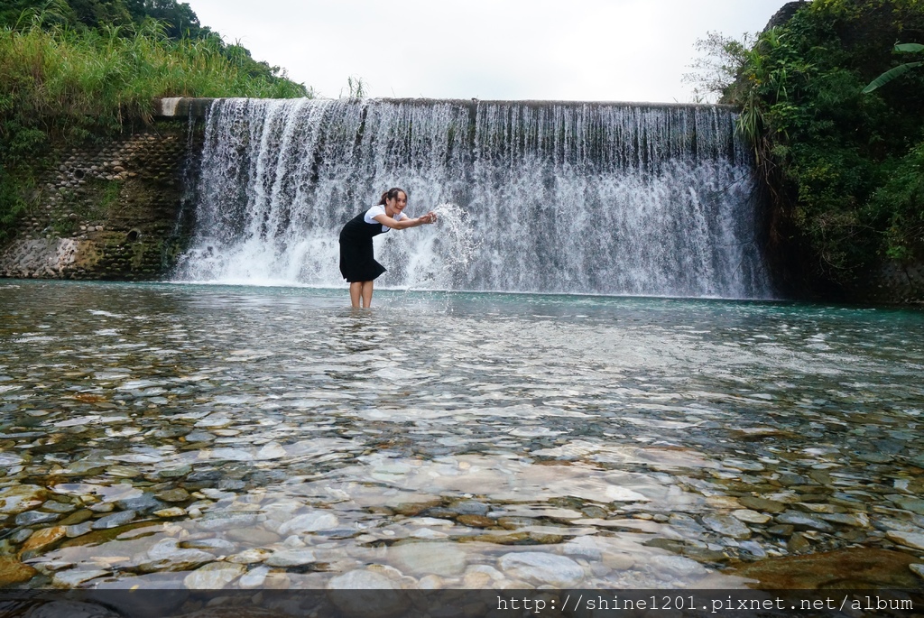 花蓮旅遊景點 米亞丸溪 鯉魚潭周邊親子旅遊景點踏溪戲水 花蓮玩水