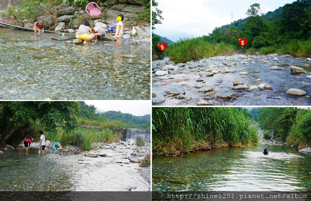 花蓮旅遊景點 米亞丸溪 鯉魚潭周邊親子旅遊景點踏溪戲水 花蓮玩水