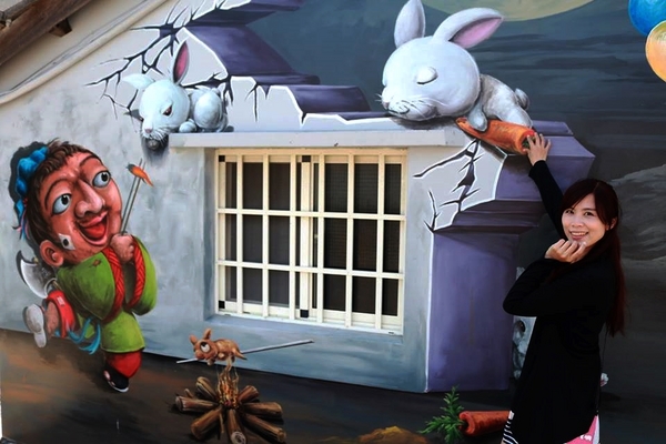 雲林四湖箔子寮神仙3D彩繪：【雲林景點】雲林彩繪新亮點~四湖箔子寮神仙3D彩繪