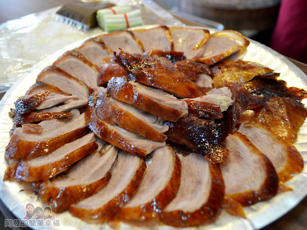 慶記脆皮烤鴨07-鴨肉片盤