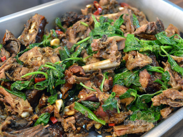 慶記脆皮烤鴨11-炒好的鴨肉