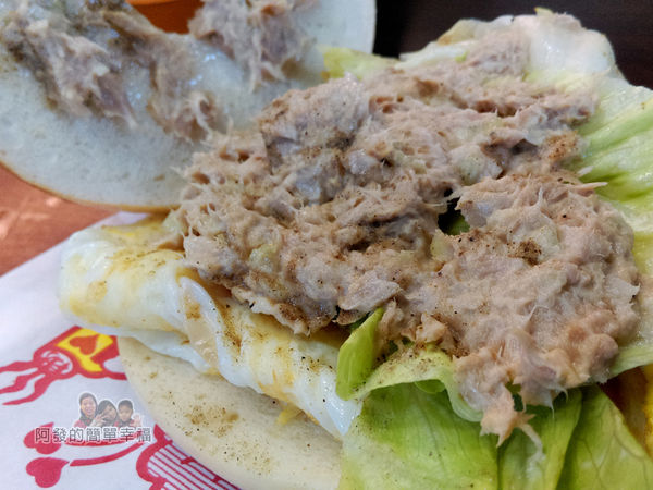 夏威姨早午餐21-鮪魚貝果-鮪魚餡